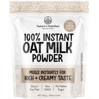 Nature's Nutrition 100% Instant Oat Milk Powder